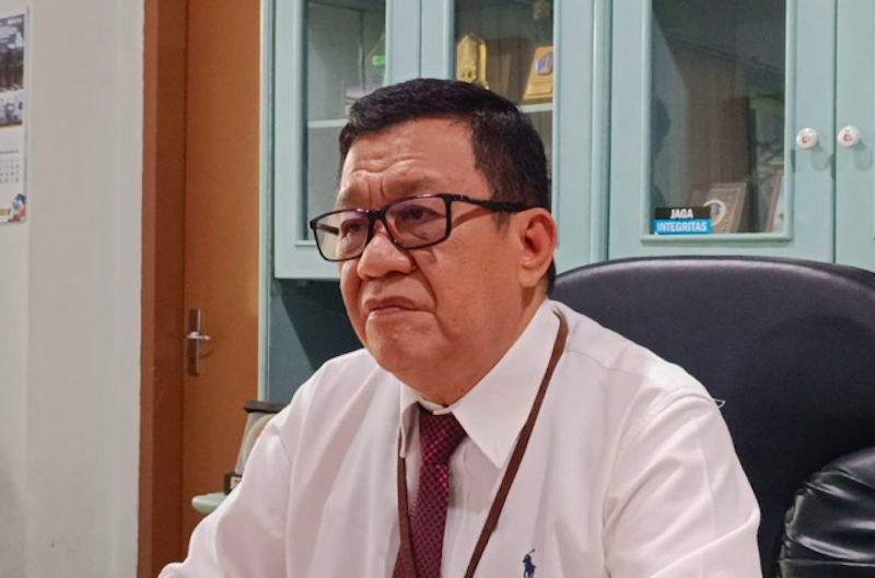 Dekan Fakultas Ekonomi dan Bisnis (FEB) Universitas Lampung Prof Nairobi. (Dok. Antara)