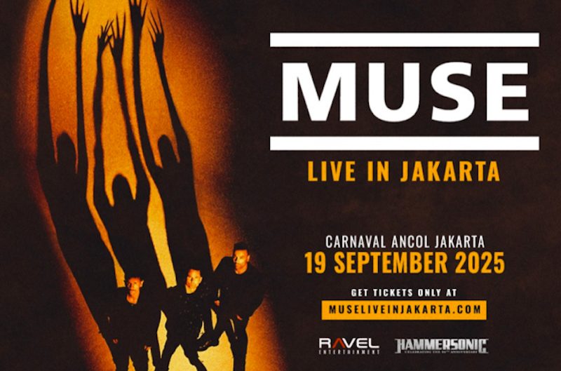 Poster resmi konser "Muse Live in Jakarta." (Dok. Antara)