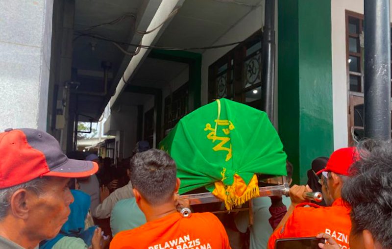 Jenazah APW (24), korban kebakaran rumah di Jalan J RT 06/RW 10, Kebon Baru, Tebet, Jakarta Selatan. (Dok. Antara)