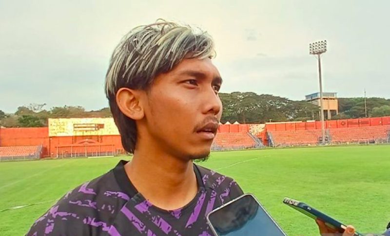 Pemain Persik Kediri Yusuf Meilana. (Dok. Antara)