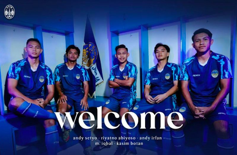 PSIM Yogyakarta resmi memperkenalkan lima pemain lokal baru untuk Liga 1 musim 2025/2026. (Dok. Antara)