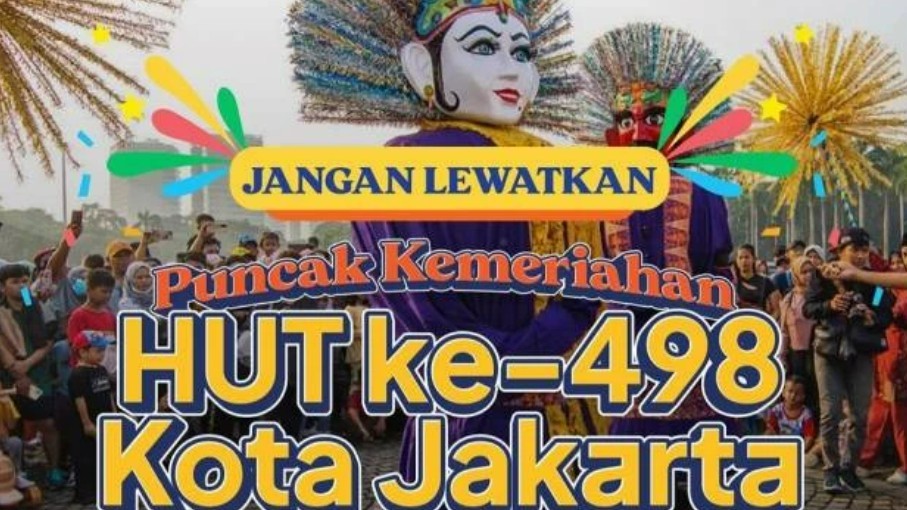 Rangkaian acara HUT ke-498 Kota Jakarta (Foto: Instagram @dkijakarta)