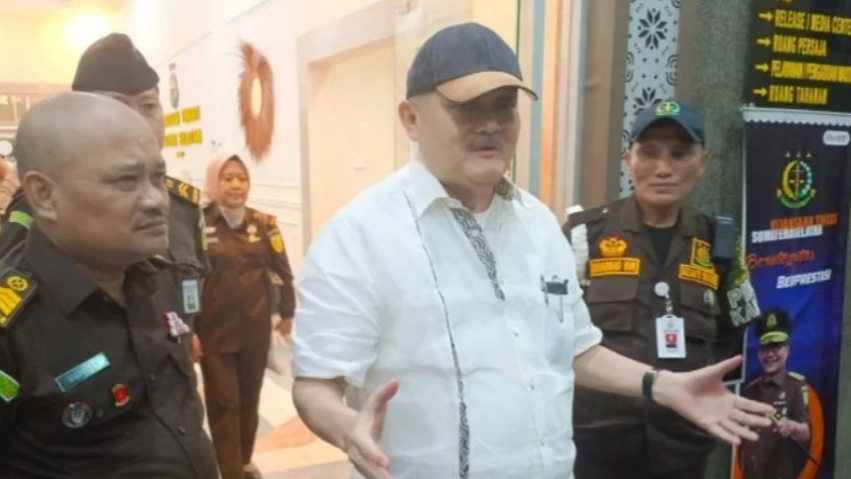 Mantan Gubernur Sumsel Alex Noerdin yang kembali jadi tersangka kasus dugaan korupsi untuk ketiga kalinya. (dok.Antara)