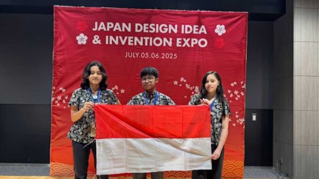 Siswa-siswi Mentari Intercultural School Jakarta (MISJ) menorehkan prestasi di dalam ajang Japan Design, Idea and Invention Expo (JDIE) 2025 yang digelar pada 5-6 Juli 2025 di Bellesalle Haneda, Tokyo, Jepang. (Istimewa)