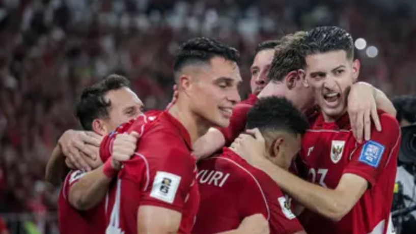 Timnas Indonesia saat merayakan kemenangan di lapangan hijau. (dok.PSSI)