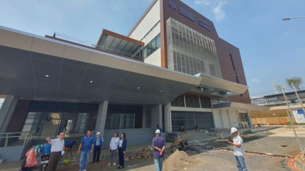 Stasiun Jatake di BSD yang segera rampung. (dok.KAI)