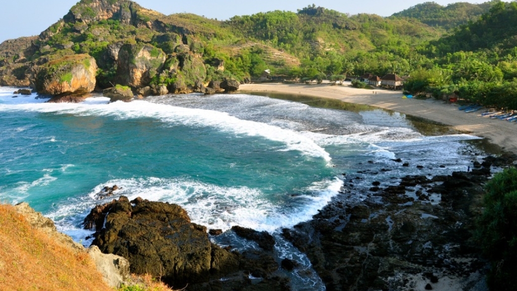 Pantai Siung di Kabupaten Gunungkidul, DIY. (Istimewa)
