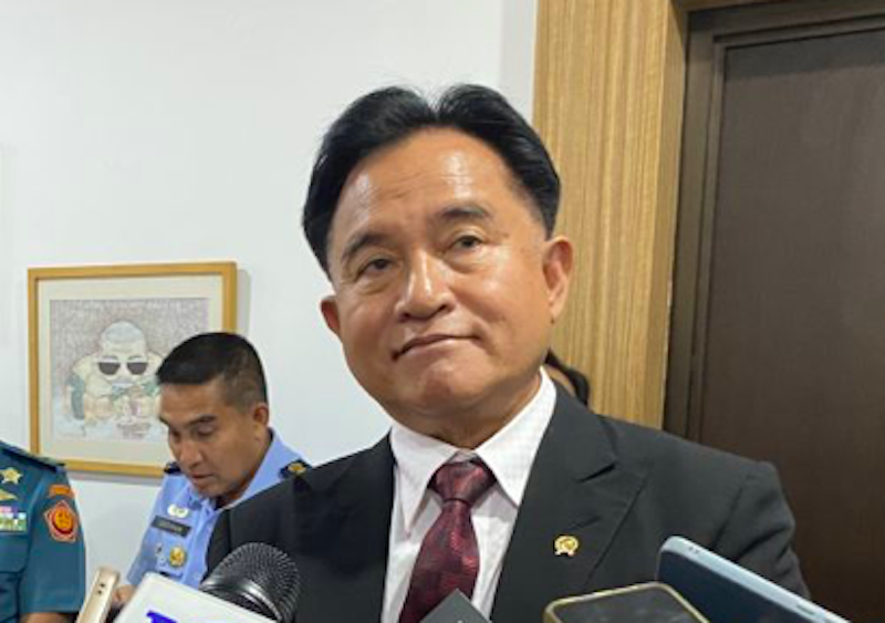 Menteri Koordinator Bidang Hukum, HAM, Imigrasi, dan Pemasyarakatan Yusril Ihza Mahendra. (Dok. Antara)