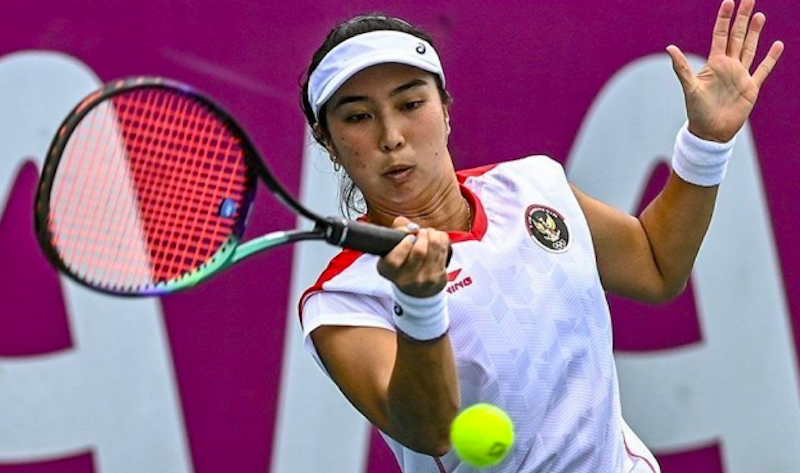 Petenis putri Indonesia Aldila Sutjiadi.(Dok. Antara)