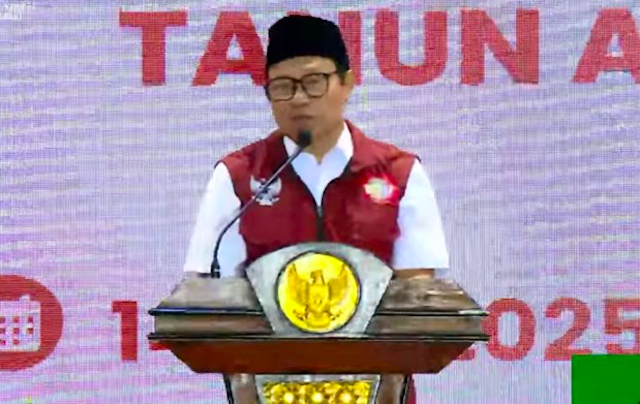 Tangkapan layar - Menteri Koordinator Bidang Pemberdayaan Masyarakat (Menko PM) Abdul Muhaimin Iskandar. (Dok. Antara) 