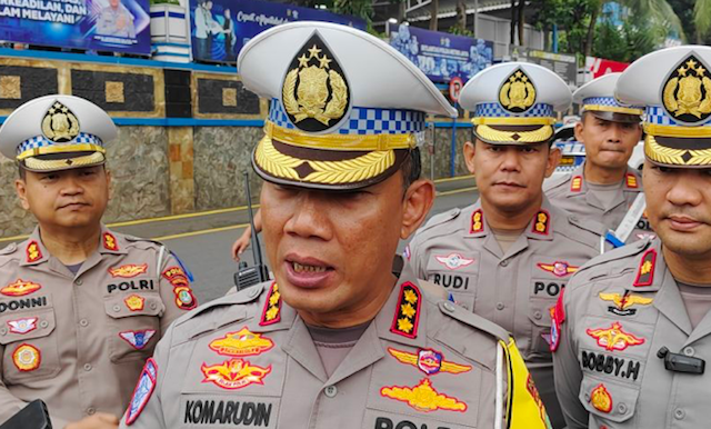Dirlantas Polda Metro Jaya, Kombes Pol Komarudin. (Dok. Antara)