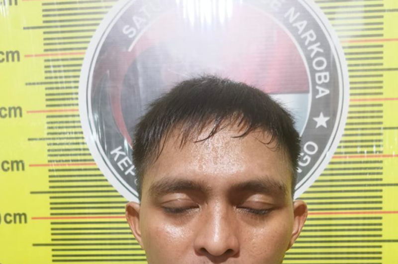 JS bandar narkoba berhasil diringkus oleh tim Opsnal Satreskoba Polres Bungo kamis (24/7). (Dok. Antara)