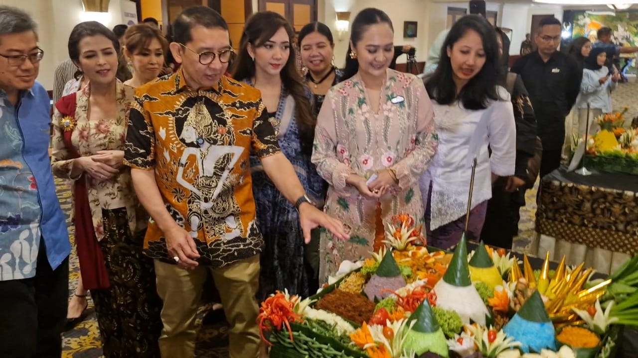 Festival Tumpeng Nusantara 2025 di Hotel Borobudur Jakarta. (Vita Kartono) 