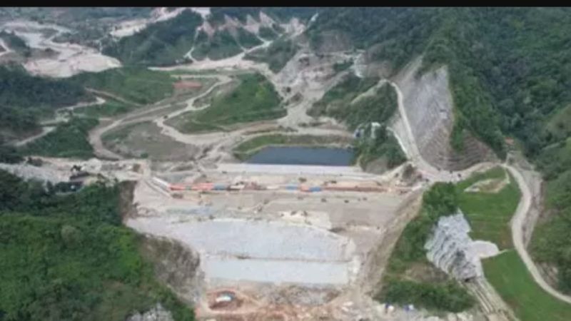 Progres Bendungan Bulango Ulu di Kabupaten Bone Bolango, Provinsi Gorontalo. (Foto: dok.PU)
