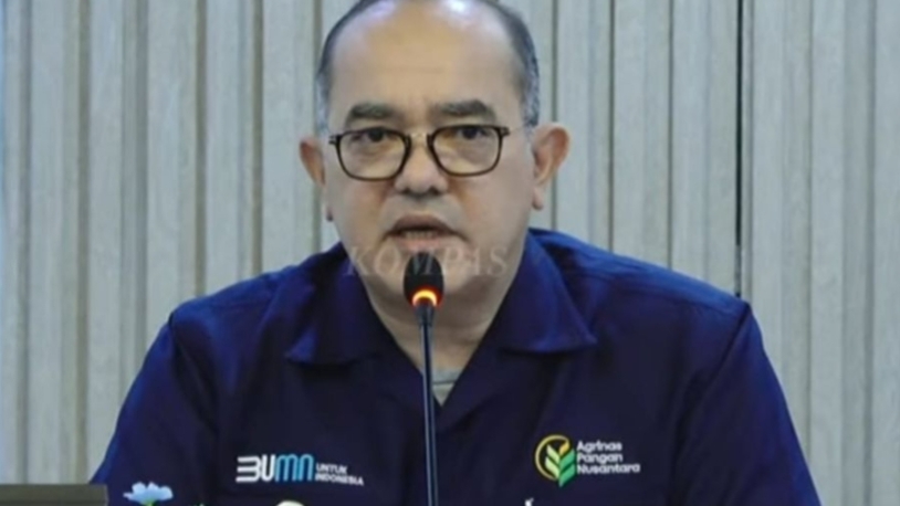 Direktur Utama PT Agrinas Pangan Nusantara, Joao Angelo De Sousa Mota. (Tangkapan layar Kompas TV) 