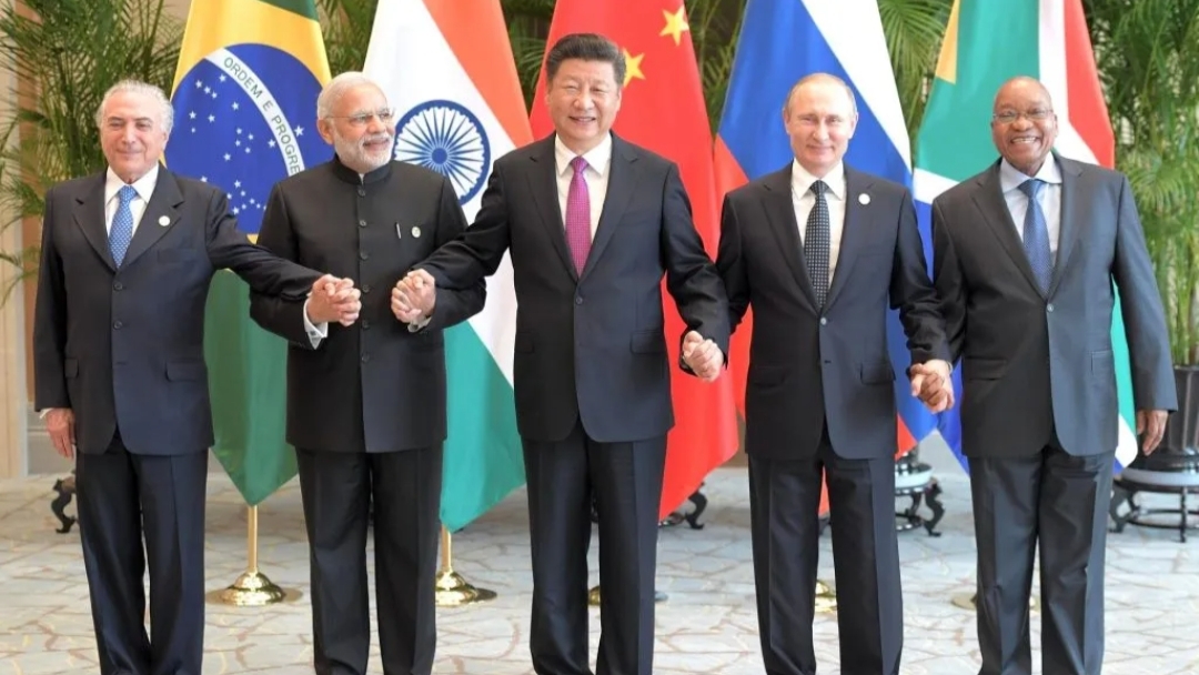 Sebagian pemimpin negara yang tergabung dalam BRICS. (Istimewa)