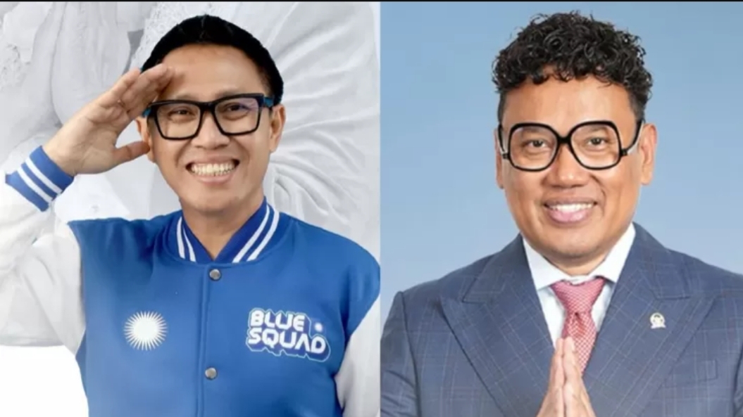Anggota DPR dari Fraksi Partai Amanat Nasional (PAN) Eko Patrio dan Iya Kuya. (Kolase/Istimewa) 