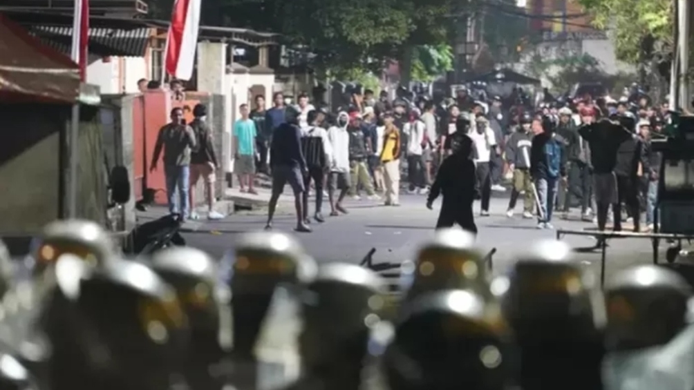 Demo yang berakhir rusuh akhir Agustus 2025. (Ilustrasi)