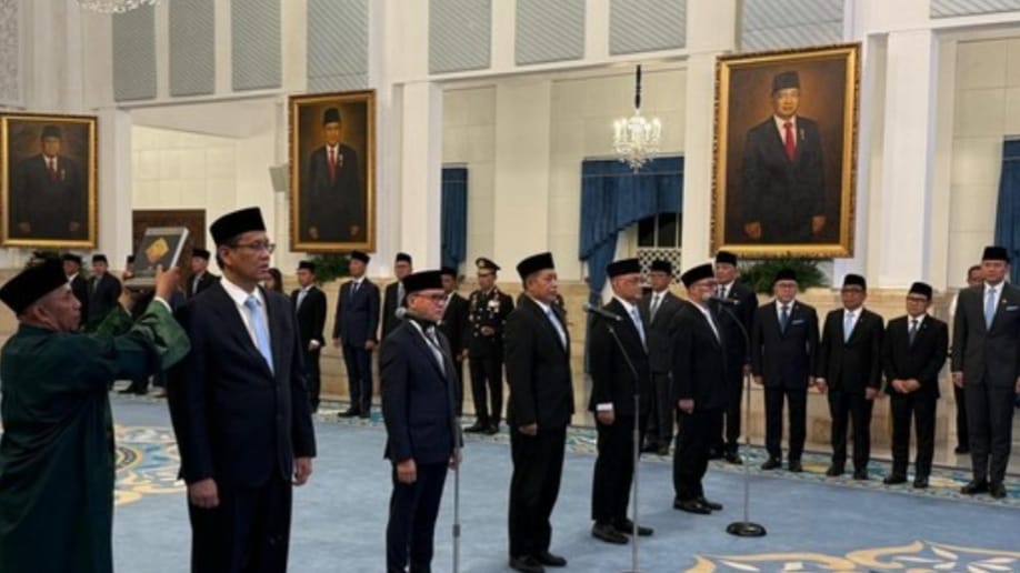 Ilustrasi pelantikan menteri baru. (Dok. Istimewa)