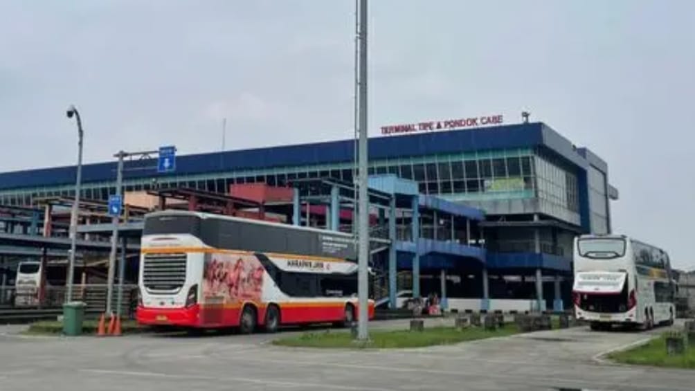 Terminal Pondok Cabe, Tangerang Selatan. (Istimewa)