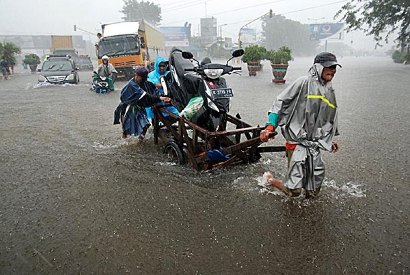 Kabupaten Pati, Jawa Tengah, langganan banjir. (dok)