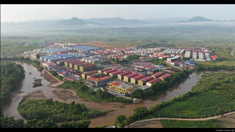 Kompleks KK Park, Myawaddy, Kayin State, Myanmar yang dijadikan Lokasi scam dan judi online. (Foto: Istimewa)