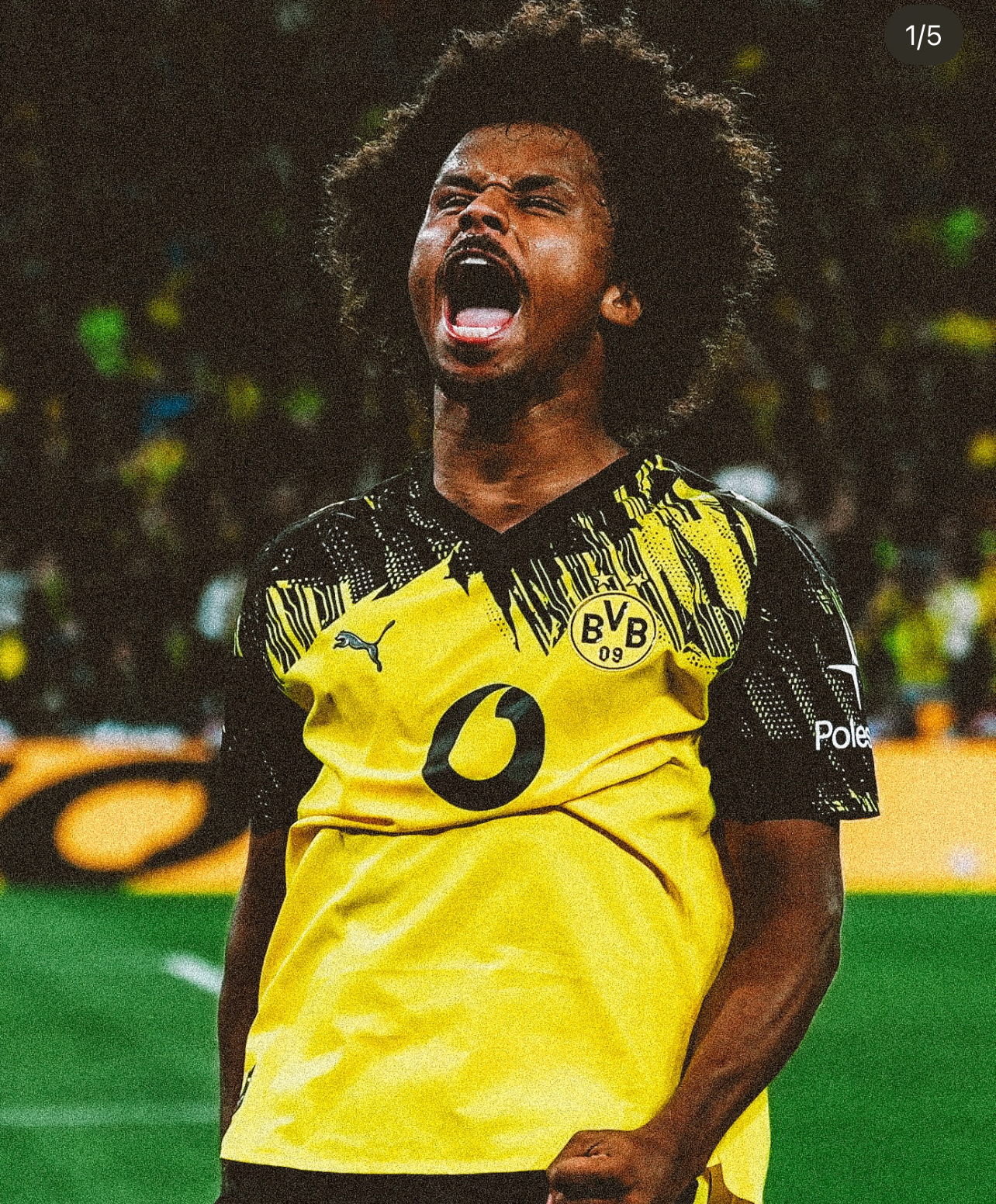 Tangkapan Instagram pribadi pemain Borussia Dortmund Karim Adeyemi. (IG @karim_adeyemi)