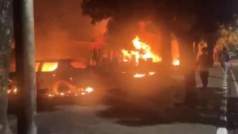 Insiden kericuhan di kawasan Kalibata, Jakarta Selatan, Kamis (11/12/2025) malam. (Foto: Istimewa)