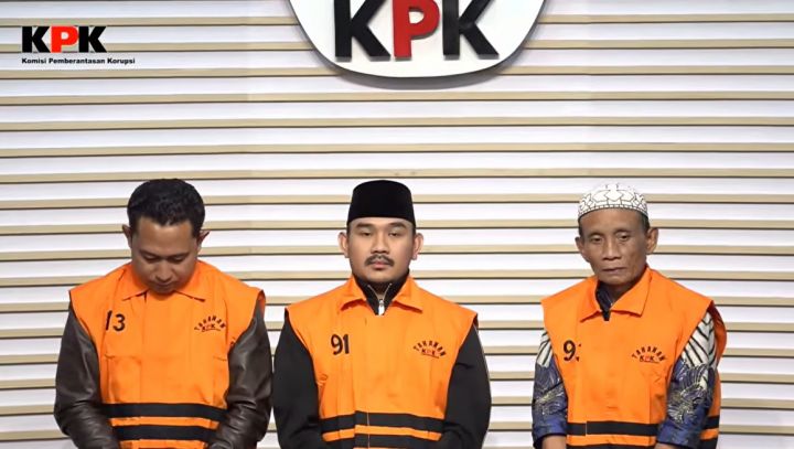 Tersangka kasus dugaan korupsi Pemkab Bekasi. (dok.KPK)