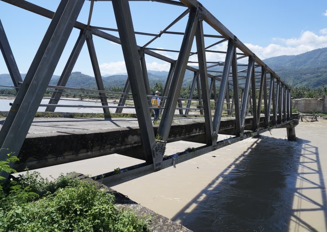 Tampak jembatan Pantai Dona di Aceh Tenggara. (Dok Kementerian PU) 