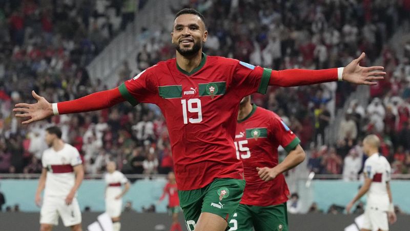 Youssef En-Nesyri menjadi algojo terakhir sebagai penentu kemenangan yang berhasil membawa Maroko maju ke babak final Piala Afrika 2025 yang akan berlangsung pada Minggu (18/1/2026). (Foto: Istimewa)