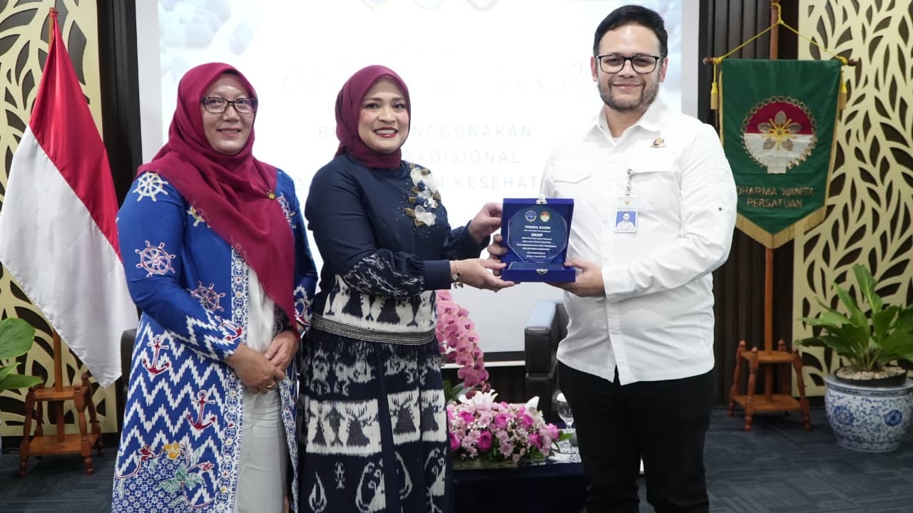 Kepala BKKP, Wisnu Wardana (kanan) bersama dengan para pembicara kompeten di Webinar Kesehatan DWP-BKKP Kementerian Perhubungan. (istimewa)