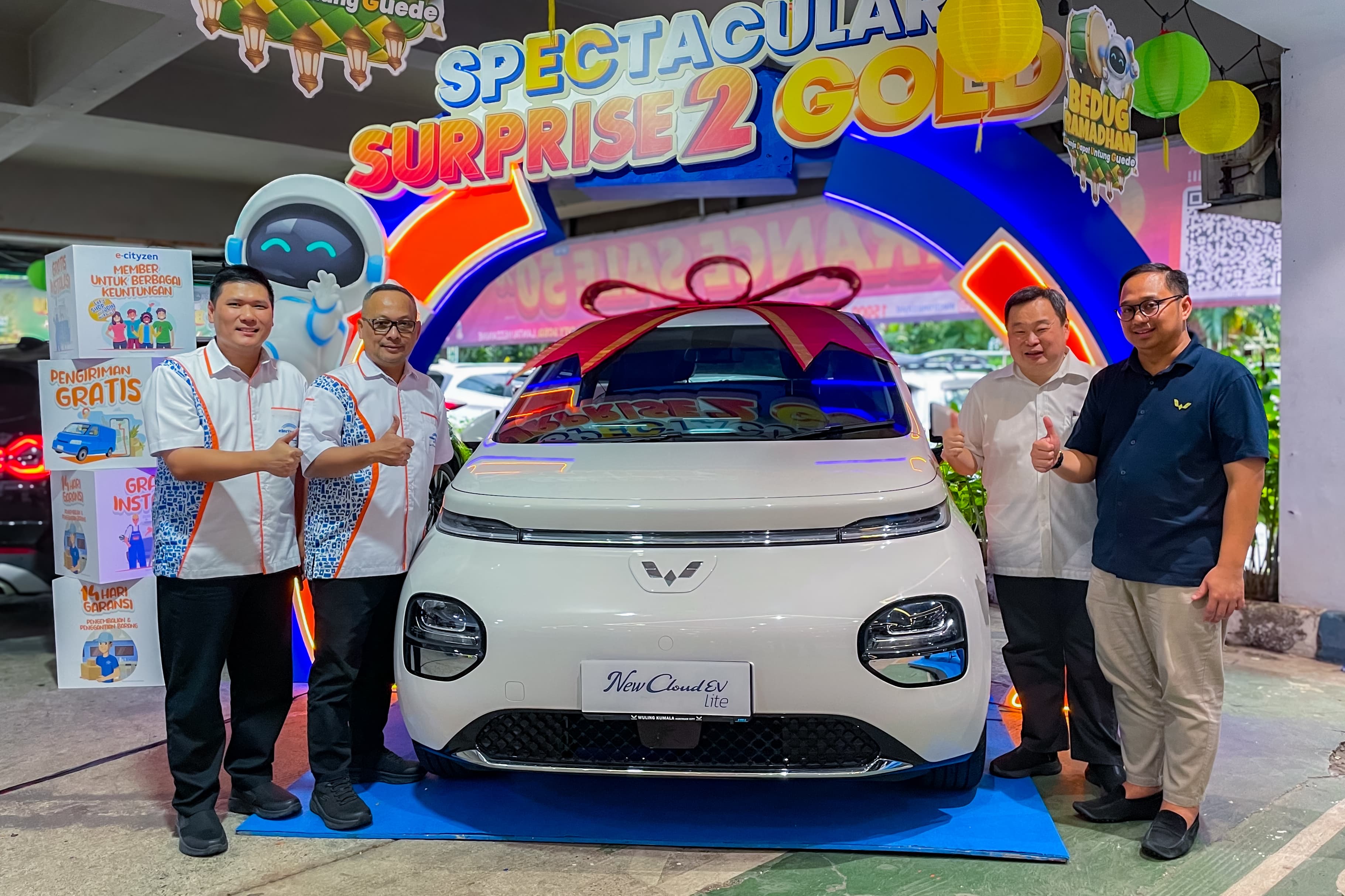 Seremonial pengumuman pemenang program Spectacular Surprise 2 Kategori Gold. (dok Artha Graha Peduli)