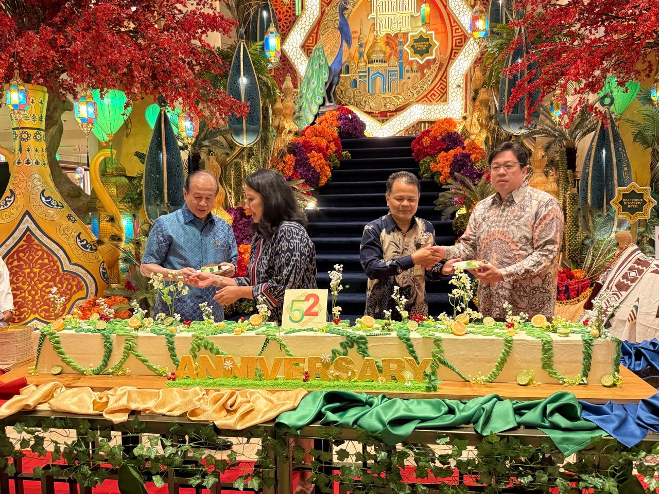 Acara syukuran hari ulangtahun ke-52 Hotel Borobudur Jakarta. (dok Artha Graha Peduli)