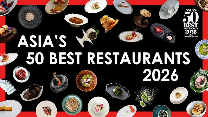 Ilustrasi Asia Best 50 Restaurant 2026 (Foto: tangkapan layar YouTube)