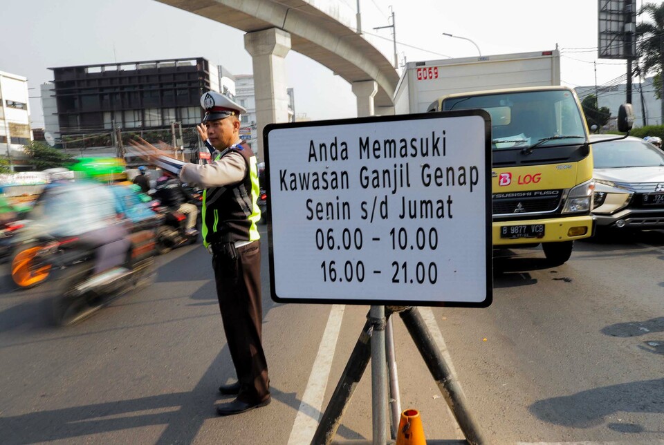 Suasana Jalan HR Rasuna Said, Jakarta. (Ilustrasi)