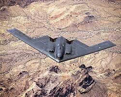 Pesawat bomber siluman B-2 milik Amerika Serikat. (dok Wikipedia)