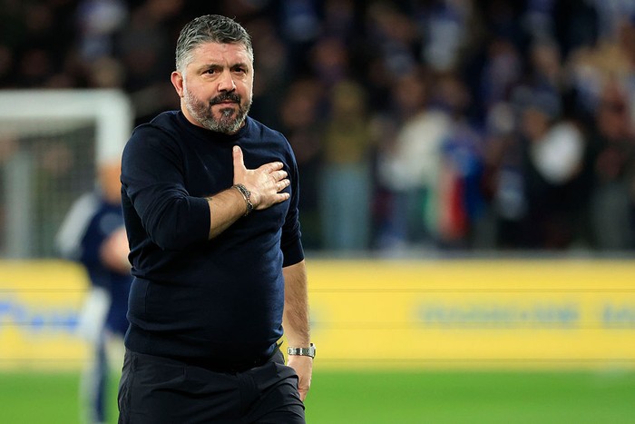 Pelatih Italia Gennaro Gattuso gagal membawa Italia lolos ke putaran final Piala Dunia 2026. (dok.SAPO images)