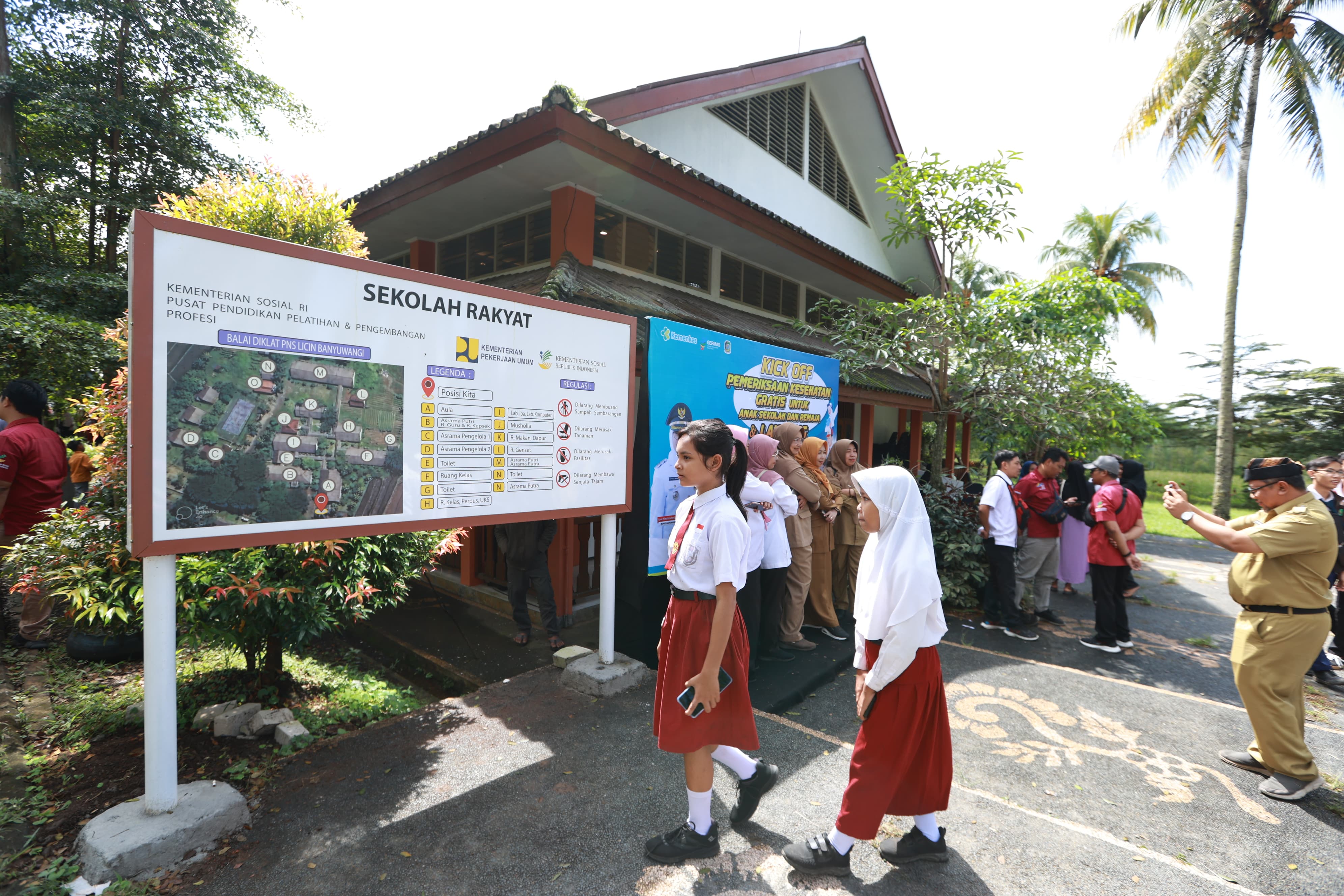 Sekolah Rakyat yang dikelola Kementerian Sosial. (dok.Kemensos)