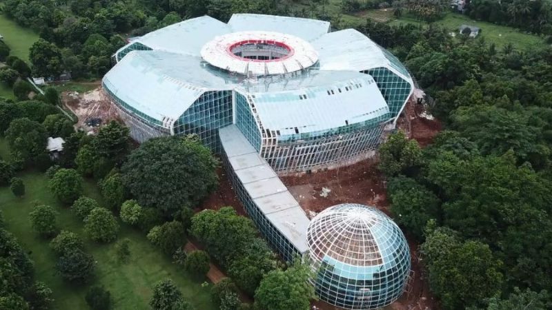 Gedung kaca Smart Greenhouse milik BRIN di KST Soekarno, Cibinong, Bogor (Foto: dok. BRIN)
