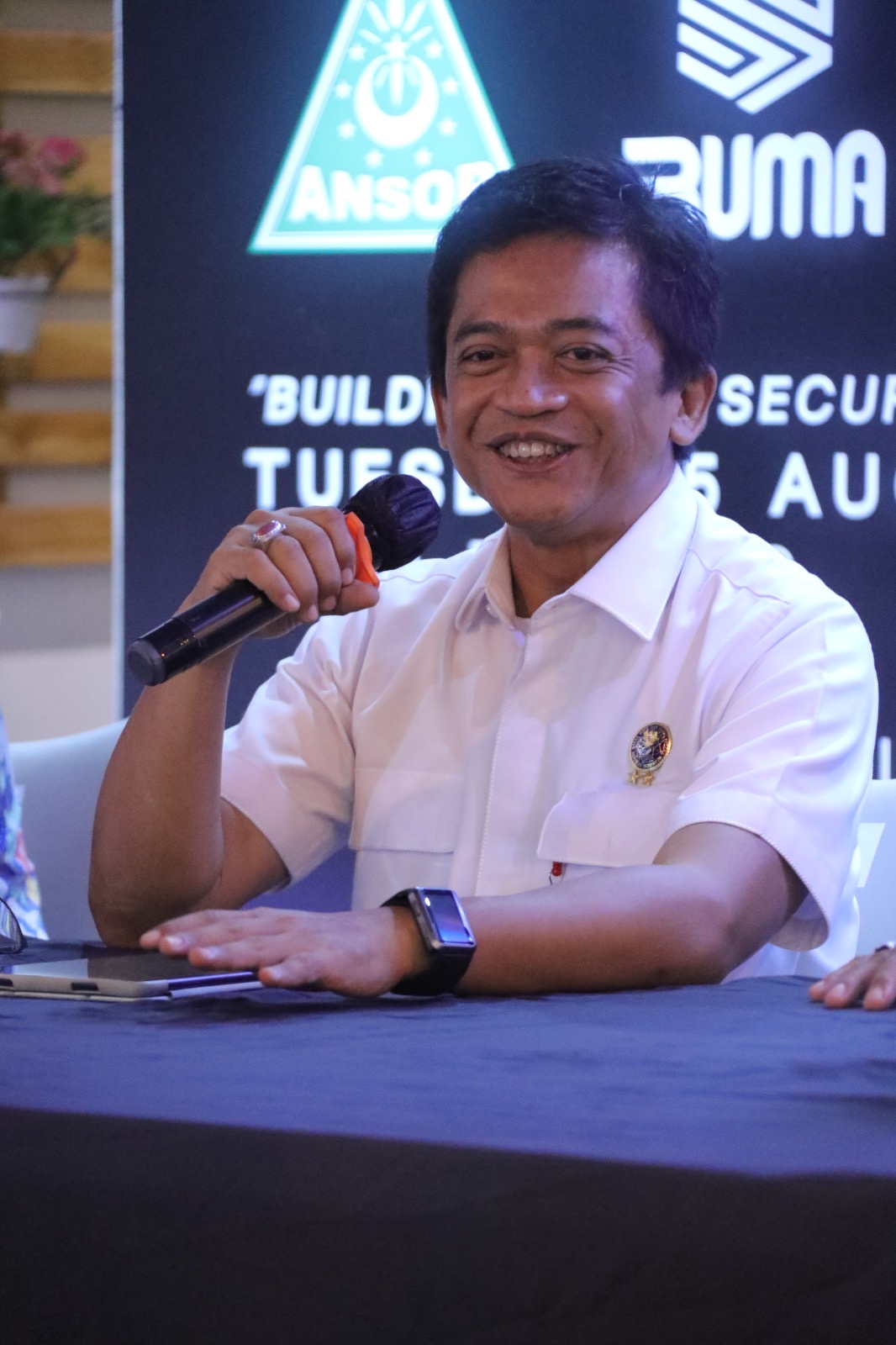 Pengamat Keamanan Siber dan Kriptografi Dr Sulistyo. (Foto : Vita Kartono/ Warta Lentera) 