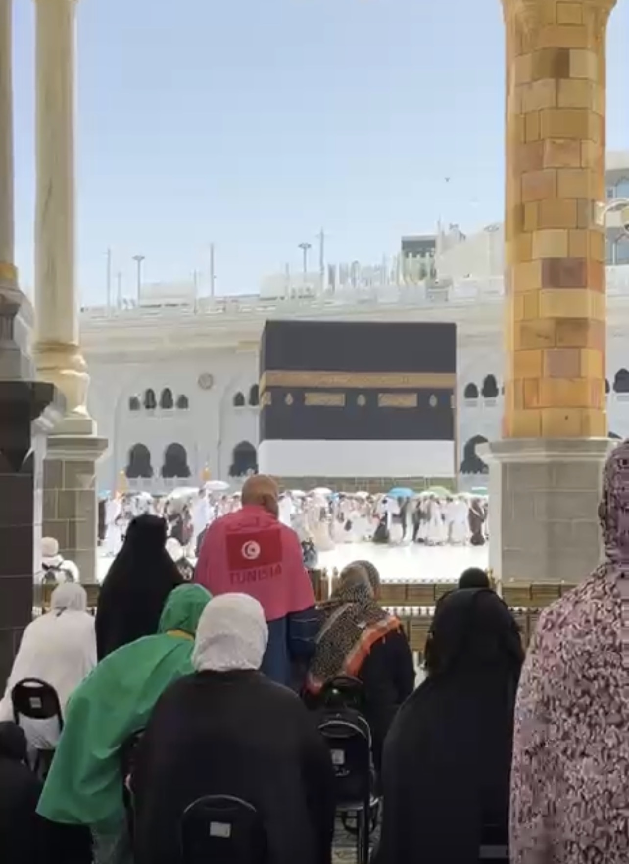 Suasana Kabah terkini di Masjidil Harram, 1 Zulhijah 1447 Hijriah atau Senin (18/5/2026). (Foto : Dina Rahmaini untuk Warta Lentera)