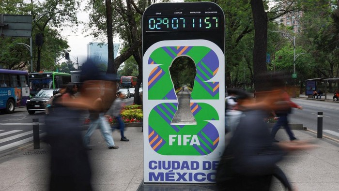 Meksiko menjadi salah satu tuan rumah Piala Dunia 2026. (dok.Reuters)