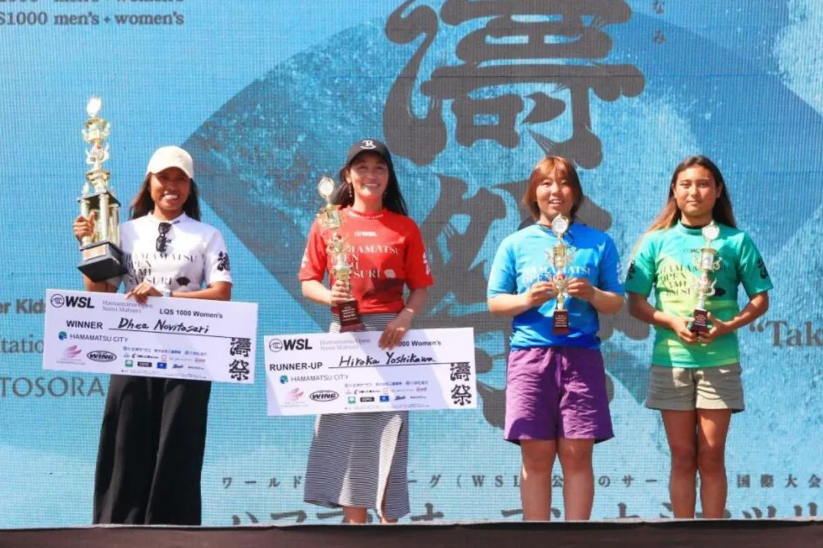 Peselancar Longboard Dhea Natasya Torehkan Sejarah, Bawa Pulang Prestasi dari Jepang