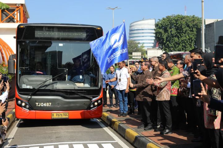 Bus Transjakarta Jabodetabek. (dok/ilustrasi)