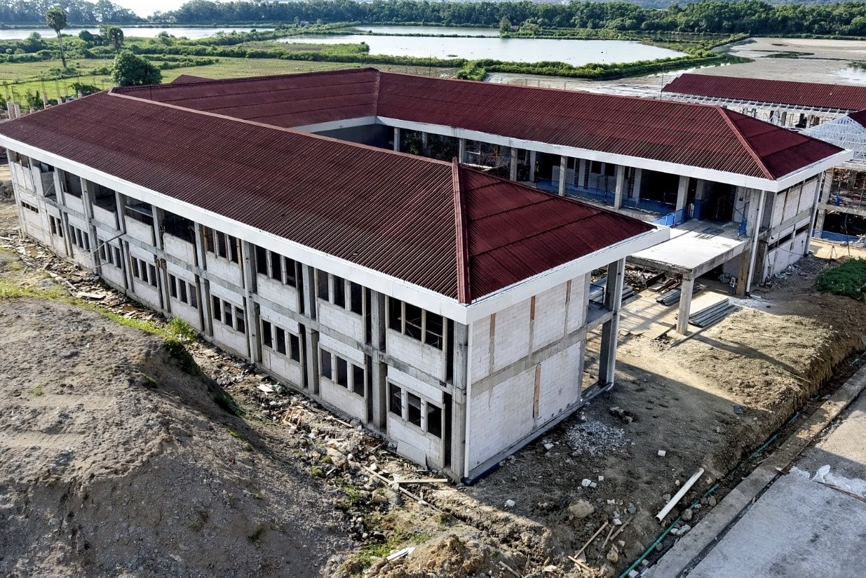 Sekolah Rakyat yang sudah terbangun. (dok Warta Lentera)