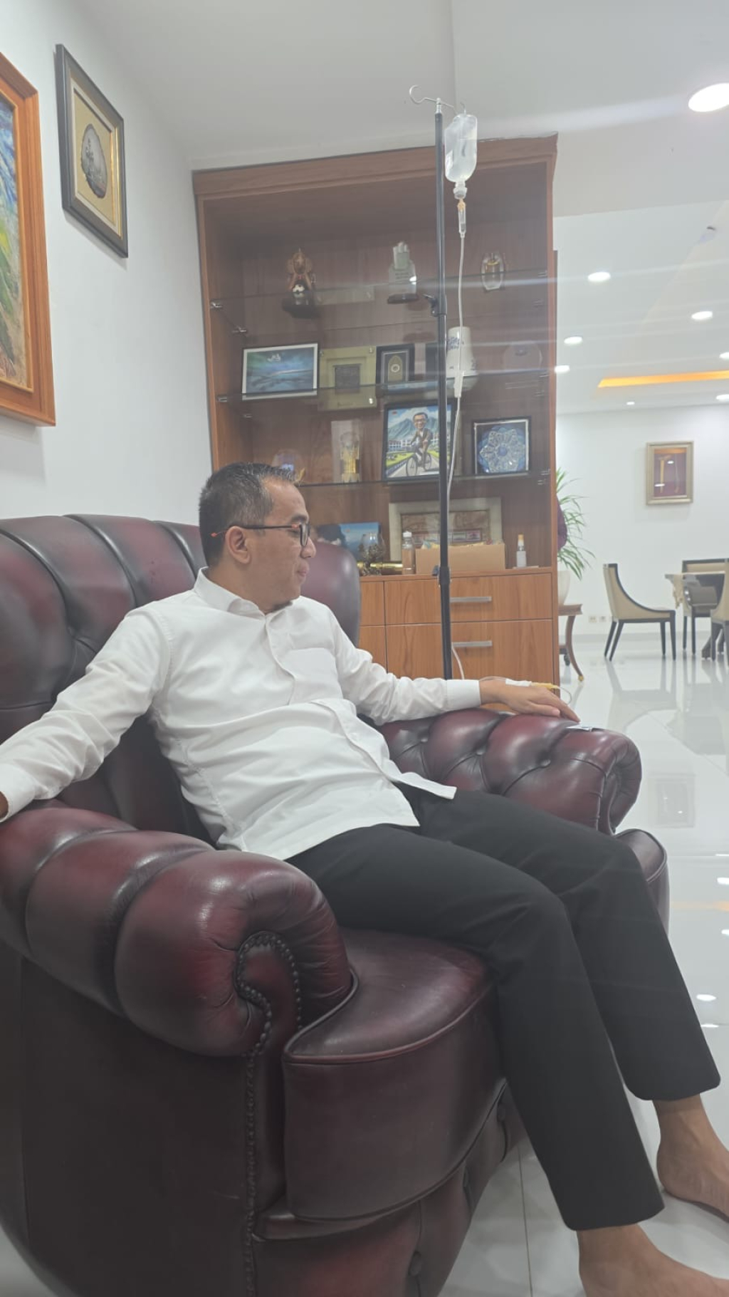 dokter Pudjo Dwi Laksono, MKes.,SpTHTBKL.,MH. (Foto : Nice Aprily/Warta Lentera)