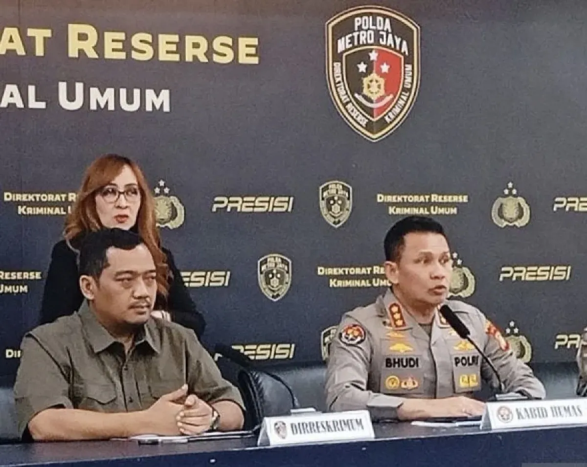 Polda Metro Jaya menggelar jumpa pers terkait pengamanan 65 orang yang diduga dari kelompok perusuh. (Dok Humas Polda Metro Jaya)