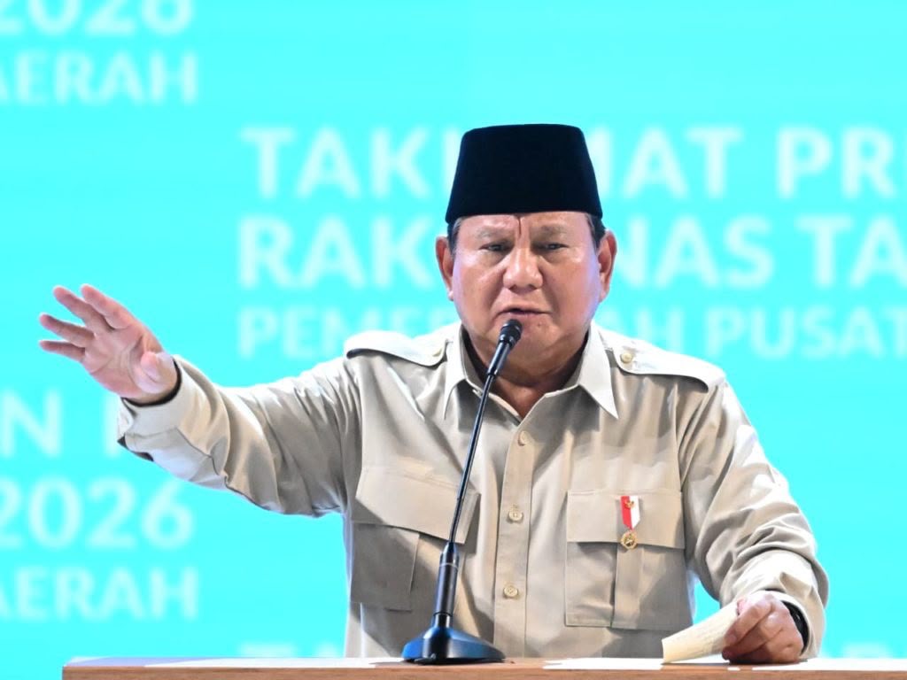 Presiden Prabowo Subianto dalam sebuah kesempatan. (dok Warta Lentera)