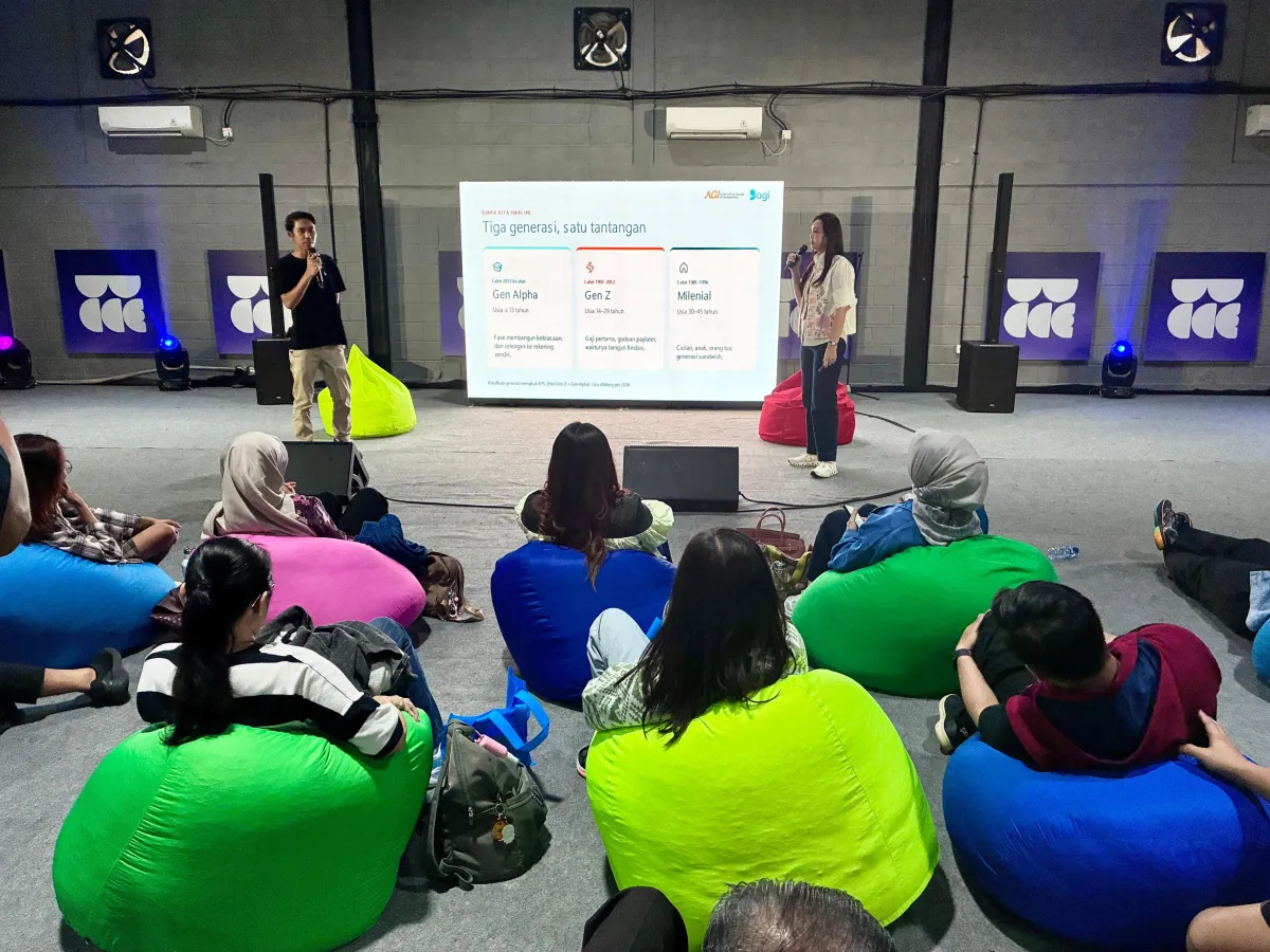 Sesi Literasi Keuangan by Bank Artha Graha Internasional di MGP Space Mezanin oleh Ibu Lily Pangestu - Head Regional. (Foto : Vita Kartono/Warta Lentera)